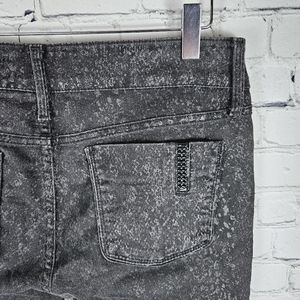 BLACH ORCHID | Black Widow suble snake python print skinny stretch jeans